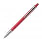 Preview: 10 Kugelschreiber mit Namensgravur - aus Metall - slimline - Farbe: rot