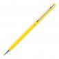 Preview: 10 Touchpen Drehkugelschreiber mit Namensgravur - aus Edelstahl - Farbe: gelb