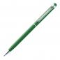 Preview: 10 Touchpen Drehkugelschreiber mit Namensgravur - aus Edelstahl - Farbe: grün