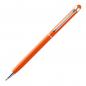 Preview: 10 Touchpen Drehkugelschreiber mit Namensgravur - aus Edelstahl - Farbe: orange
