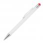 Preview: 10 Touchpen Kugelschreiber / aus Metall / Stylusfarbe: rot
