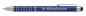Preview: 10 Touchpen Kugelschreiber mit Gravur / aus Metall / Farbe: blau