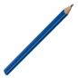 Preview: 10 Zimmermannsbleistifte mit Namensgravur - mit Linealaufdruck - 17,5cm / blau