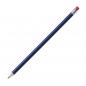 Preview: 100 Bleistifte mit Radierer - HB - Farbe: lackiert blau - mit Namensgravur