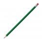 Preview: 100 Bleistifte mit Radierer - HB - Farbe: lackiert grün - mit Namensgravur