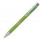 Preview: 100 Kugelschreiber aus Metall mit Namensgravur - Farbe: hellgrün