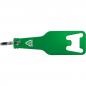 Preview: 10x Flaschenöffner mit Gravur / aus recyceltem Aluminim / Farbe: grün
