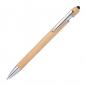 Preview: 10x Holz-Touchpen-Kugelschreiber mit Gravur / aus Bambus