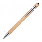 Preview: 10x Holz-Touchpen-Kugelschreiber mit Gravur / aus Bambus