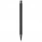 Preview: 10x Kugelschreiber mit Gravur / aus Metall / mit Soft-Touch / Farbe: grau
