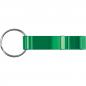 Preview: 10x Schlüsselanhänger mit Namensgravur - mit Flaschenöffner - Farbe: grün