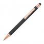 Preview: 10x Touchpen Kugelschreiber mit Gravur / aus Metall / Farbe: rosegold-anthrazit