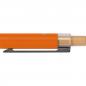 Preview: 5 Kugelschreiber aus recyceltem Aluminium mit Gravur / Farbe: orange