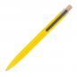 Preview: 5 Kugelschreiber aus recyceltem Aluminium mit Namensgravur - Farbe: gelb
