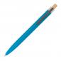 Preview: 5 Kugelschreiber aus recyceltem Aluminium mit Namensgravur - Farbe: hellblau