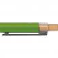Preview: 5 Kugelschreiber aus recyceltem Aluminium mit Namensgravur - Farbe: hellgrün