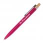 Preview: 5 Kugelschreiber aus recyceltem Aluminium mit Namensgravur - Farbe: pink