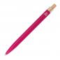 Preview: 5 Kugelschreiber aus recyceltem Aluminium mit Namensgravur - Farbe: pink