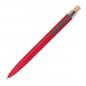 Preview: 5 Kugelschreiber aus recyceltem Aluminium mit Namensgravur - Farbe: rot