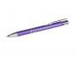 Preview: 50 Kugelschreiber aus Metall mit Gravur / Farbe: violett