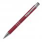 Preview: 50 Kugelschreiber aus Metall mit Gravur / vollfarbig lackiert / burgund (matt)