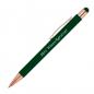 Preview: 5x Touchpen Kugelschreiber "Rosegold" mit Gravur / aus Metall / 5 Farben