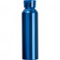 Preview: Aluminium Trinkflasche mit Gravur / mit Trageschlaufe / 600ml / Farbe: blau
