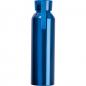 Preview: Aluminium Trinkflasche mit Gravur / mit Trageschlaufe / 600ml / Farbe: blau