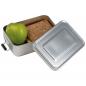 Preview: Brotzeitdose mit Namensgravur - aus Aluminium - Lunchbox - Brotdose