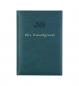 Preview: Buchkalender 2026 mit Gravur / Chefkalender / Farbe: blau