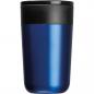 Preview: Doppelwandiger Trinkbecher aus Edelstahl mit Gravur / 400ml / Farbe: blau