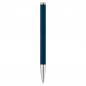 Preview: Dreh-Kugelschreiber mit Gravur / aus Metall / mit Soft Touch / Farbe: dunkelblau