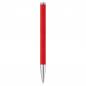 Preview: Dreh-Kugelschreiber mit Gravur / aus Metall / mit Soft Touch / Farbe: rot