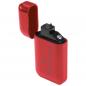 Preview: Elektronisches Feuerzeug mit Gravur / USB Feuerzeug / Farbe: rot