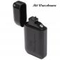 Preview: Elektronisches Feuerzeug mit Namensgravur - USB Feuerzeug - Farbe: schwarz