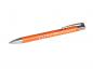 Preview: Kugelschreiber aus Metall mit Gravur / Farbe: orange (matt)
