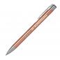 Preview: Kugelschreiber aus Metall mit Gravur / Farbe: roségold