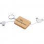 Preview: Ladekabel-Schlüsselanhänger mit Gravur / USB-A/USB-CzuUSB-C/Lightning- Micro-USB