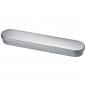 Preview: LED Edelstahl Kugelschreiber 4in1 mit Gravur / Mine: blau&rot / mit Laserpointer