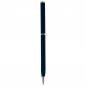 Preview: Metal-Kugelschreiber "slim" mit Gravur / mit goldfarbige Teile / Farbe: blau