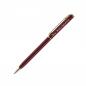 Preview: Metal-Kugelschreiber "slim" mit Gravur / mit goldfarbige Teile / Farbe: rot