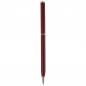 Preview: Metal-Kugelschreiber "slim" mit Gravur / mit goldfarbige Teile / Farbe: rot