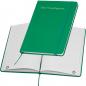 Preview: Notizbuch mit Gravur / DIN A5 / Umschlag aus PU / 160 Seiten / Farbe: grün