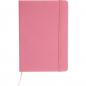 Preview: Notizbuch mit Gravur / DIN A5 / Umschlag aus PU / 160 Seiten / Farbe: pink