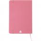 Preview: Notizbuch mit Gravur / DIN A5 / Umschlag aus PU / 160 Seiten / Farbe: pink