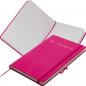 Preview: Notizbuch mit Gravur / DIN A6 / 160 S. / blanko / PU Hardcover / Farbe: pink