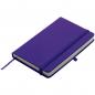 Preview: Notizbuch mit Gravur / DIN A6 / 160 S. / blanko / PU Hardcover / Farbe: violett