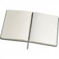 Preview: Notizbuch mit Gravur / PU Einband / A5 / 160 S. / Smartphonefach / Farbe: grau