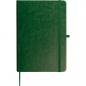 Preview: Notizbuch mit Kugelschreiber mit Namensgravur - A5 - 192 S.- PU Cover dunkelgrün