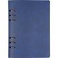 Preview: Ringbuch mit Gravur / DIN A5 / Notizbuch mit 200 Seiten / Farbe: dunkelblau